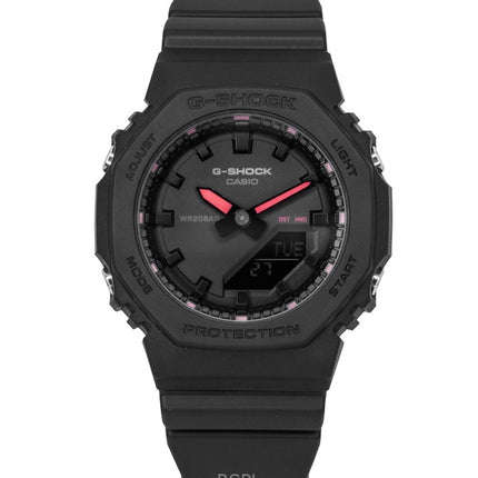 Montre femme Casio G-Shock analogique numérique en résine biosourcée, cadran noir, quartz, GMA-P2100SA-1A1, 200 m