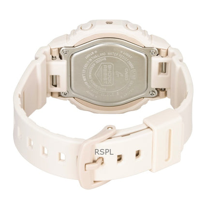 Montre Casio G-Shock pour femme, analogique-numérique, bracelet en résine biosourcée, cadran beige, mouvement à quartz GMA-P2110-4A, étanche à 200 m.