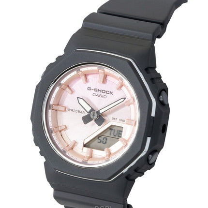 Montre Casio G-Shock GMA-P2110SC-4A pour femme, analogique-numérique, en résine biosourcée, cadran rose, mouvement à quartz, étanche à 200 m.