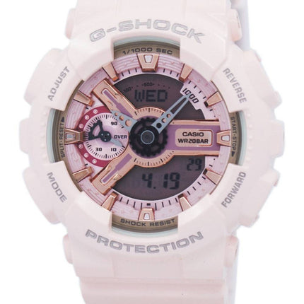 Montre Casio G-Shock S série analogique-numérique 200M GMA-S110MP-4 a 1 féminin
