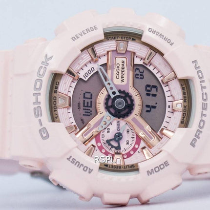 Montre Casio G-Shock S série analogique-numérique 200M GMA-S110MP-4 a 1 féminin