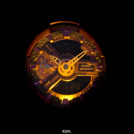 Casio G-Shock S série analogique-numérique mondiale temps GMA-S110MP-4 a 3 montre femme