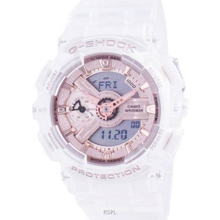 Montre Casio G-Shock Neobrite Quartz GMA-S110SR-7A GMAS110SR-7 200M pour femme, reconditionnée