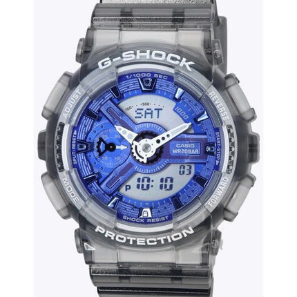Casio G-Shock Analogique Numérique Cadran Bleu Quartz GMA-S110TB-8A 200M Montre Femme