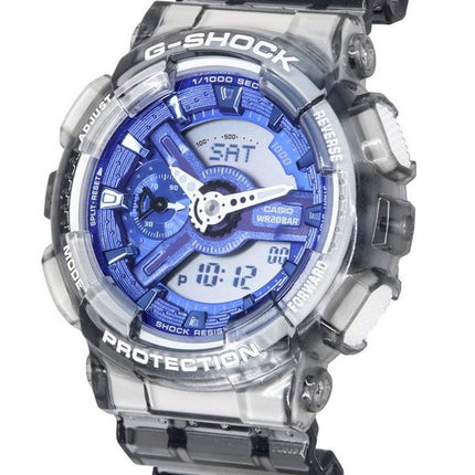 Casio G-Shock Analogique Numérique Cadran Bleu Quartz GMA-S110TB-8A 200M Montre Femme