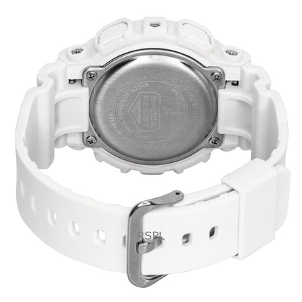 Montre femme Casio G-Shock analogique numérique en résine biosourcée, cadran blanc, quartz, GMA-S120SA-7A1, 200 m