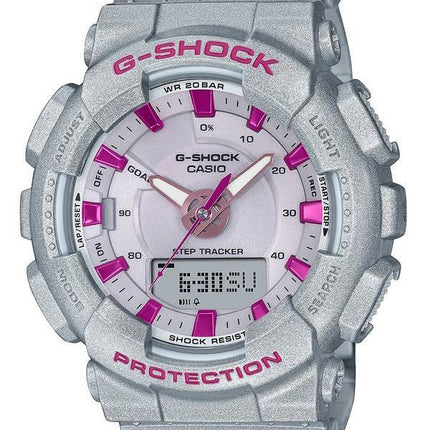 Casio G-Shock Analogique Numérique Cadran Gris Quartz GMA-S130NP-8A GMAS130NP-8 200M Montre Femme