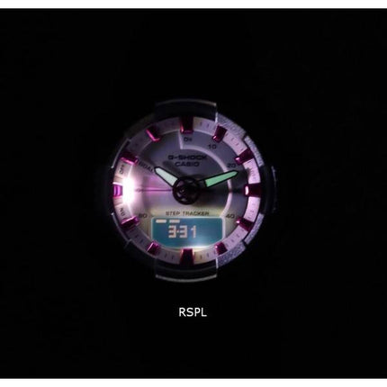 Casio G-Shock Analogique Numérique Cadran Gris Quartz GMA-S130NP-8A GMAS130NP-8 200M Montre Femme