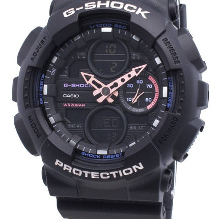 Montre pour femme Casio G-Shock GMA-S140-1A GMAS140-1A, heure mondiale, quartz 200M