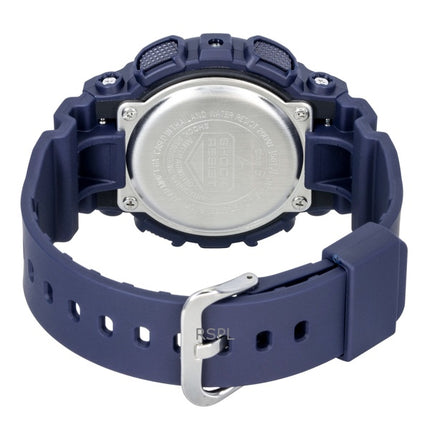 Montre Casio G-Shock GMA-S140-2A2 pour femme, analogique-numérique, en résine biosourcée, cadran bleu, mouvement à quartz, étanche à 200 m.