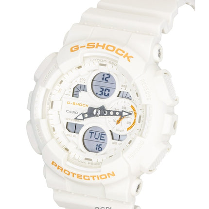 Montre Casio G-Shock GMA-S140-7A pour femme, analogique-numérique, cadran crème en résine biosourcée, mouvement à quartz, étanche à 200 m.