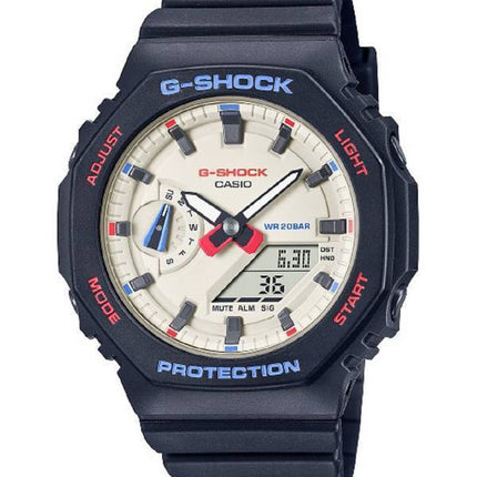 Montre pour femme Casio G-Shock Tricolor Design Analog Digital Quartz GMA-S2100WT-1A GMAS2100WT-1 200M