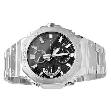 Montre pour homme Casio G-Shock entièrement en métal avec chronographe analogique et bracelet pour smartphone, cadran noir, Toug