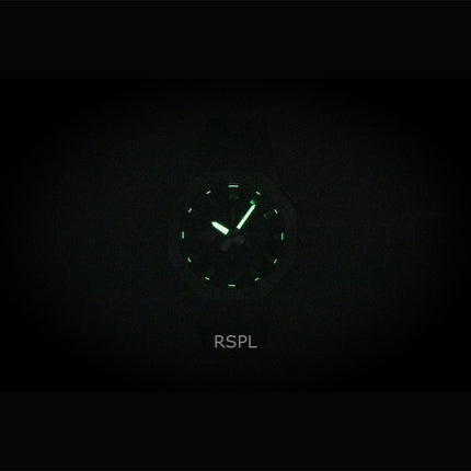 Montre homme Casio G-Shock GMC-B2100Y-1A, entièrement métallique, bracelet en silicone, cadran noir analogique, solaire, étanche à 200 m, avec maillons pour smartphone et bracelet en silicone.