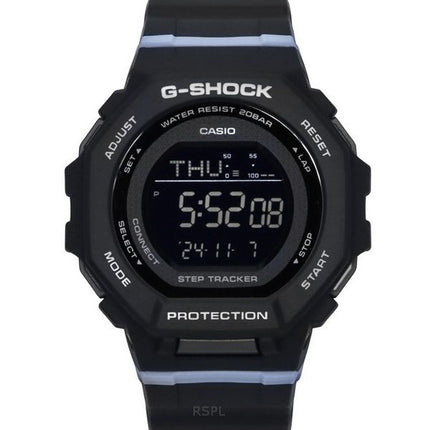 Montre Casio G-Shock G-Squad Digital Smartphone Link Bracelet en résine biosourcée Quartz GMD-B300-1 200M pour femme