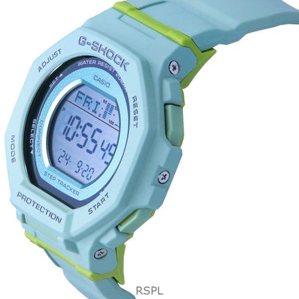 Montre pour femme Casio G-Shock G-Squad Digital Smartphone Link en résine biosourcée vert pâle GMD-B300-3 200M
