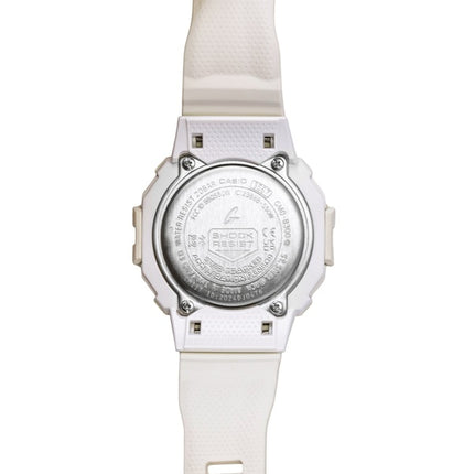 Montre Casio G-Shock pour femme, GMD-B300-7, bracelet en résine biosourcée, mouvement à quartz, étanche à 200 m, avec connexion smartphone et bracelet en résine biosourcée.