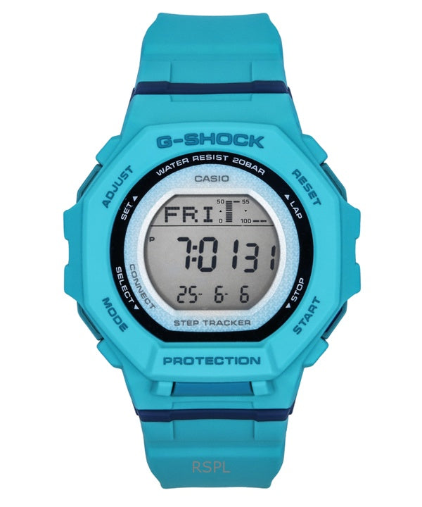 Montre Casio G-Shock G-Squad Digital Smartphone Link, bracelet en résine biosourcée, quartz, 200 m, GMD-B300SC-2