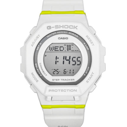 Montre Casio G-Shock G-Squad Digital Smartphone Link en résine biosourcée à quartz GMD-B300SC-7 200 m pour femme