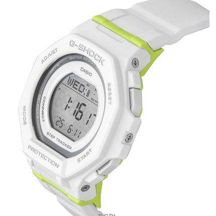 Montre Casio G-Shock G-Squad Digital Smartphone Link en résine biosourcée à quartz GMD-B300SC-7 200 m pour femme