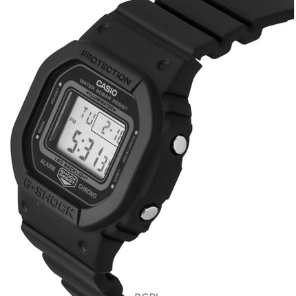 Montre pour femme Casio G-Shock Digital bracelet en résine noire cadran noir Quartz GMD-S5600BA-1 200M