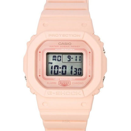 Montre pour femme Casio G-Shock Digital Peach Resin Strap Quartz GMD-S5600BA-4 200M