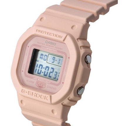 Montre pour femme Casio G-Shock Digital Peach Resin Strap Quartz GMD-S5600BA-4 200M