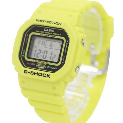 Montre Casio G-Shock Energy Pack Series Digital Bracelet en résine biosourcée jaune Quartz GMD-S5600EP-9 200M pour femme