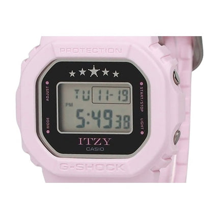 Montre Casio G-Shock ITZY Collaboration Digital Rose Bracelet en résine biosourcée Quartz GMD-S5610IT-4B 200M pour femme