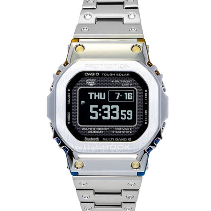 Montre Casio G-Shock Digital en acier inoxydable solaire GMW-BZ5000RC-1 étanche à 200 m pour homme