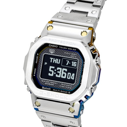 Montre Casio G-Shock Digital en acier inoxydable solaire GMW-BZ5000RC-1 étanche à 200 m pour homme
