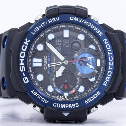 Montre Casio G-Shock GULFMASTER Double Sensor données de la lune Graphique de la marée GN-1000B-1A Hommes