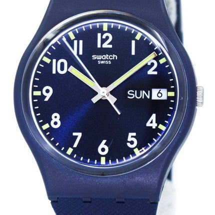 Montre unisexe Swatch Originals Sir bleu Quartz GN718