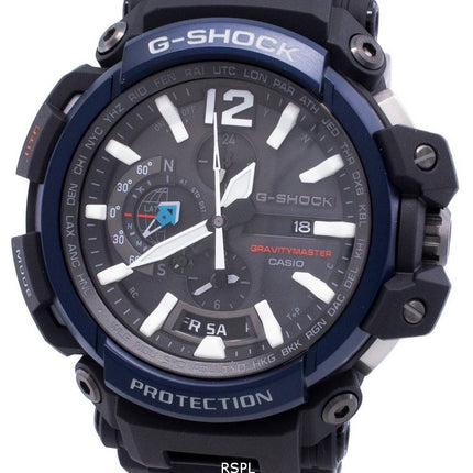 Montre Casio G-Shock GRAVITYMASTER GPW-2000-1A2 World Time Solar 200M pour homme