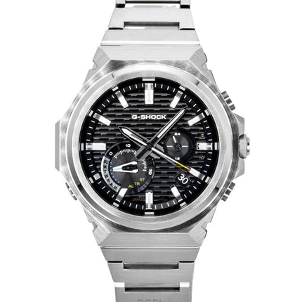Montre homme Casio G-Shock G-Steel analogique avec connexion smartphone, cadran noir en acier inoxydable, solaire GST-B1000D-1A, étanche à 200 m