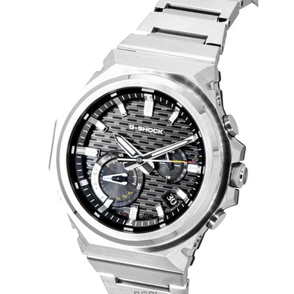 Montre homme Casio G-Shock G-Steel analogique avec connexion smartphone, cadran noir en acier inoxydable, solaire GST-B1000D-1A, étanche à 200 m