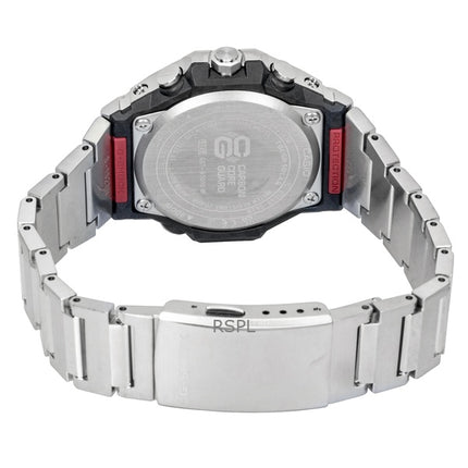 Montre homme Casio G-Shock G-Steel analogique avec connexion smartphone, cadran noir en acier inoxydable, solaire GST-B1000D-1A, étanche à 200 m