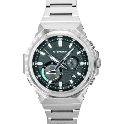 Montre homme Casio G-Shock G-Steel analogique avec connexion smartphone, cadran vert, boîtier en acier inoxydable, énergie solaire, GST-B1000D-3A, étanche à 200 m