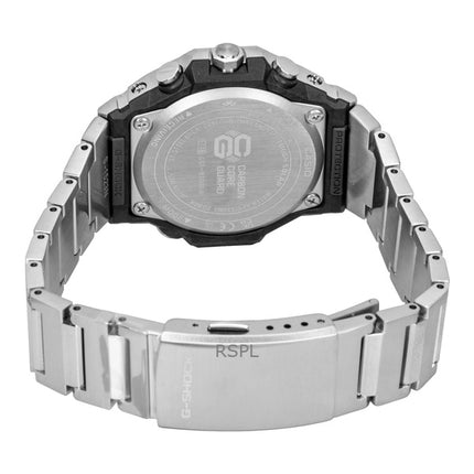 Montre homme Casio G-Shock G-Steel analogique avec connexion smartphone, cadran vert, boîtier en acier inoxydable, énergie solaire, GST-B1000D-3A, étanche à 200 m
