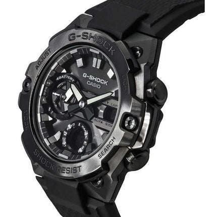 Montre Casio G-Shock G-Steel Black Mobile Link analogique numérique robuste solaire GST-B400BB-1A 200M pour homme