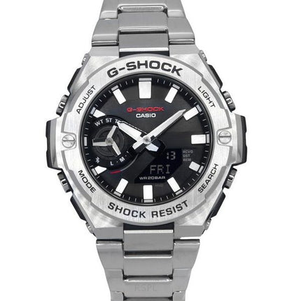 Montre Casio G-Shock G-Steel Analogique Numérique Smartphone Link Cadran Noir Solaire GST-B500D-1A 200M Homme