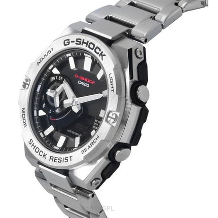 Montre Casio G-Shock G-Steel Analogique Numérique Smartphone Link Cadran Noir Solaire GST-B500D-1A 200M Homme