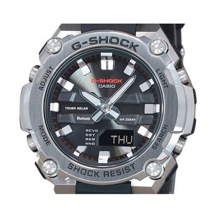 Casio G-Shock G-Steel Analogique Numérique Smartphone Lien Bluetooth Cadran Noir Solaire GST-B600-1A 200M Montre Pour Homme