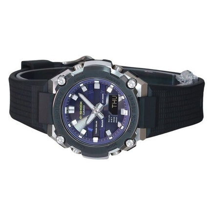 Montre pour homme Casio G-Shock G-Steel analogique numérique lien Bluetooth cadran bleu solaire GST-B600A-1A6 200M