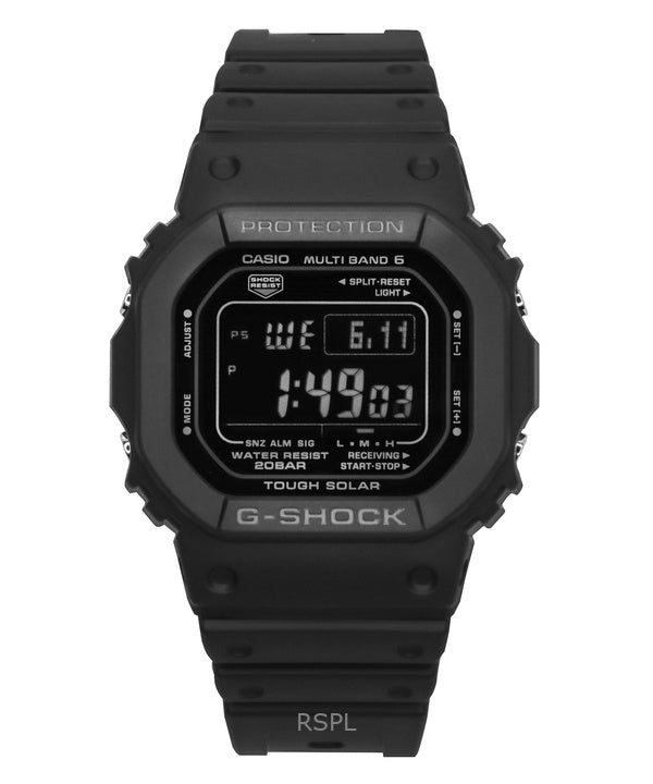 Montre Casio G-Shock Digitale en résine biosourcée solaire GW-5000HS-1 pour homme, 200 m