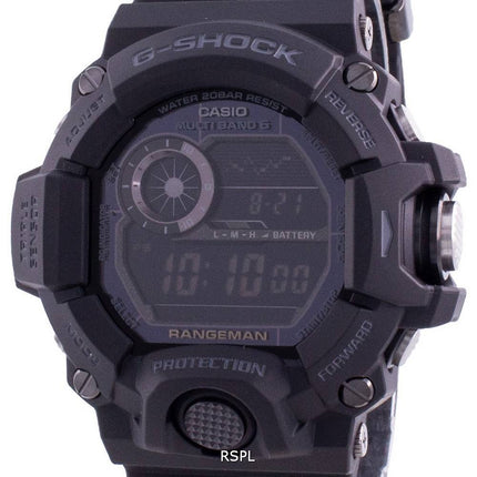 Montre pour homme Casio G-Shock Rangeman Black Out Solar Powered GW-9400-1B GW9400-1B 200M