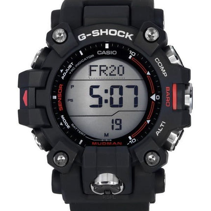 Montre pour homme Casio G-Shock Mudman Master Of G-Land avec bracelet en résine numérique Solar GW-9500-1 200M