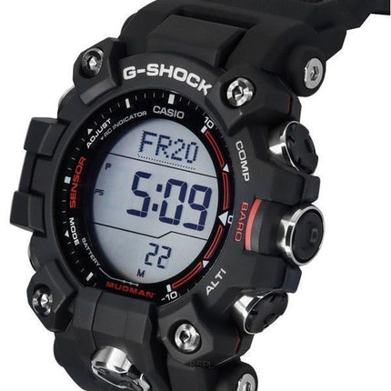Montre pour homme Casio G-Shock Mudman Master Of G-Land avec bracelet en résine numérique Solar GW-9500-1 200M