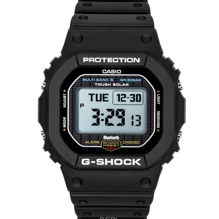 Montre Casio G-Shock Digital Smartphone Link en résine biosourcée solaire GW-BX5600-1 200M unisexe