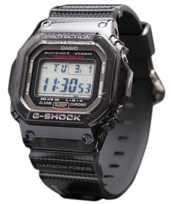 Casio G shock GW-S5600-1JF Carbon Fiber insérer bande MULTI bande 6 montre en édition limitée